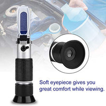 Rifrattometro antigelo ATC, rifrattometro antigelo batteria motore automobilistico tenuto in mano Tester antigelo glicole ATC