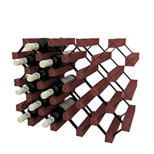 YWYW Ornamenti per portabottiglie portabottiglie in Legno massello Portabottiglie per Vino Home Restaurant Cantina per Vini Bar (Dimensioni: 56 × 23 5 × 43 cm)