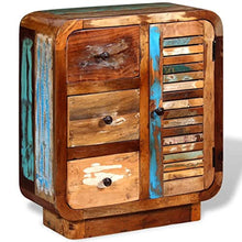 vidaXL Credenza Madia Cassettiera Mobile 3 Cassetti in Legno Massello Recuperato