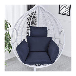 Cuscino per Sedia Cesto Appeso Altalena Rimovibile Culla Amaca Schienale Esterno da Ufficio Supporto Lombare (Colore: Grigio)