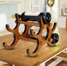 Portabottiglie per Vino Squisito Portabottiglie Decorazione in Legno Portabottiglie per Vino per Uso Domestico Creativo Europeo Espositore per scaffale 36 * 20,5 * 23,5 cm Portaoggetti