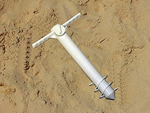 hothuimin - Supporto da avvitare per ombrellone e canna da pesca, ancoraggio sicuro contro il vento forte, con attacco universale