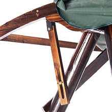 DGHJK Altalena Portico con Supporto Mobili da Esterno Sedia a Dondolo Altalena in Legno massello da Esterno, Tetto in Tela Cerata Leva Regolabile Tavolino reclinabile