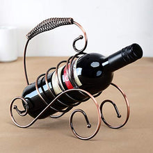 WEI-LUONG Cremagliera del vino in ferro battuto vino europeo vino rack creativo di modo cremagliera vino rack portatile Primavera, singola bottiglia di vino controsoffitto supporto della cremagliera d