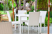 Kit di fissaggio per mobili in rattan , materiale di riparazione in vimini, materiale in tessuto plastico piatto bianco per l'installazione di mobili in rattan e cestino per sedie da giardino
