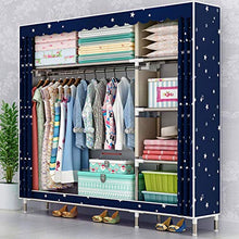 JFFFFWI Armadio Semplice Armadio Guardaroba in Acciaio Semplice Armadio 125 * 168 * 45.5 cm (Colore: C)