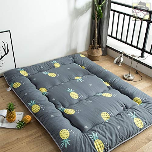 LXSHMF Tatami - Topper giapponese Futon letto, materasso tradizionale, pieghevole, per viaggio, campeggio, dormitorio, cuscino da letto F 90 x 200 cm