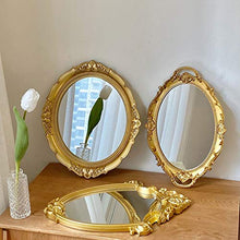 dhcsf Specchio per vanità Desktop Specchio da Bagno Specchio per Il Bagno ad Alta Definizione Lente d'Ingrandimento Adatta per la Camera da Letto da Tavolo da Letto