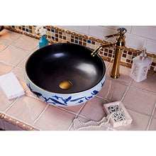 Jingdezhen ceramica arte controsoffitto lavabo ciotola per bagno lavabo lavabo bagno lavandino moderno bagno in ceramica lavandino