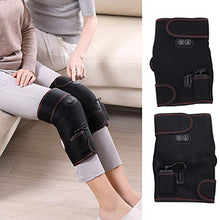 Nivvity Ginocchiera riscaldata, Ginocchiera riscaldante elettrica Ginocchiera Unisex con Massaggio a Vibrazione riscaldata