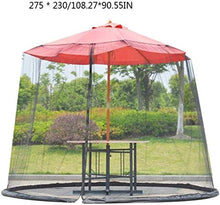 Scoperta Ombrello Giardino Ombrellone Ombrellone reticolato Patio Tavolo zanzara Schermo Copertura della Rete di Copertura for terrazze, con la Chiusura Lampo (Colore: 300 * 230 Centimetri) ZDWN