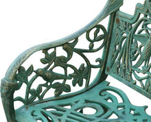 Biscottini Panchina da Giardino Divanetto in Ghisa Panca Esterno con Schienale Liberty L105XPR43XH90 CM