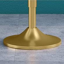 Swivel Bar Stool Counter Altezza Rotonda Alta-densità Spugna Sedia Regolabile Pub Sgabello con Pogatura Cromato E Schienale 360 Gradi Rotazione Alta Sgabello