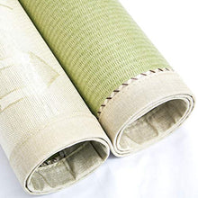 MBY Materassino in bambù, Culla Bambini Seta Ghiacciata Malacca Sedili Doppia Faccia Scuola Materna Pisolino Speciale Stuoia di Paglia (Size : 55×130cm)