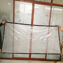ZXHQ Telone PVC Trasparente Occhiellato 3x3m, Teloni Rinforzati Telone, Telo Trasparente Impermeabili Anti Strappo A Prova Vento Resistente UV per Gazebo Carport Piante