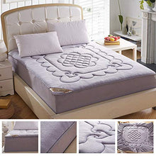 Futon Coprimaterasso Tatami in cotone, antiscivolo, pieghevole, comodo tappetino portatile, per dormire, camera da letto per studenti giapponesi 2.0 * 2.2m grigio