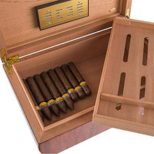 WangQ Scatola di sigari, humidor in Legno di Cedro con Stampa a Doppia Superficie e Grande capacità humidor (Color : A)
