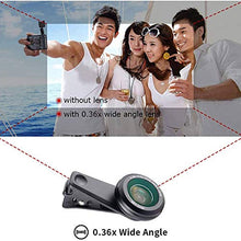 Luce Riempimento Anello Selfie Ricaricabile 2 in 1, Luce Riempimento Selfie Clip Luminosità Temperatura Colore Regolabili Smartphone, Video Live Stream Macro Grandangolare HD,A