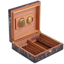 Vassoio di Cenere di Sigaro Igrometro con umidificatore umidificatore - Resistente all'Uso Versatile Strong Resistente all'Uso Seal Buono Cigar Box Valigia Cigar Box