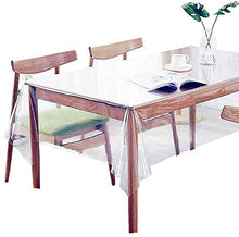 seveni Tovaglia, Tovaglia Impermeabile in PVC in Vetro Morbido Anti-scottatura Tappetino per caffè Trasparente A Prova di Olio Trasparente Lastra di Crist(0.25mm)(120x140cm/47.24x55.12in)