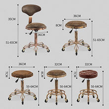 XSN Accessories Sgabello da Lavoro con Ruote Sedie da Bar Cromato Regolabile Girevole Sgabello di Bellezza Sgabello da Lavoro Grande Sedia da Barbiere Parrucchiere Sgabello