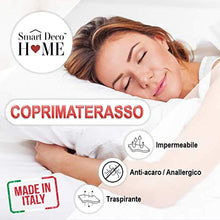 Coprimaterasso con angoli Impermeabile Traspirante Antiacaro Made in Italy (MATRIMONIALE)