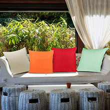 XJ Impermeabile Giardino Cuscino per mobili di Canna Cuscini di Seduta panchina Arancia 45 x 45