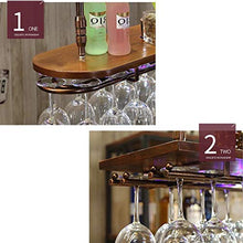 YWYW con Illuminazione portabottiglie in Legno massello portabottiglie retrò Europeo da Appendere portabottiglie Creativo per la casa KTV (Dimensioni: 100 * 28 cm)