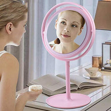 KK Timo. Specchio Cosmetico for Il Trucco Illuminato A LED, Specchio con Touch Screen Dimmerabile, Specchio Illuminato Portatile for Viaggi, Bagno