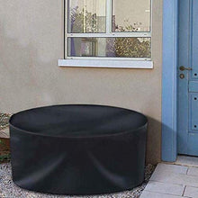 YULIAN 227x100cm Mobili da Giardino, Terrazza Arredamento Cover Round Cover ad Alte Prestazioni Terrazza Coperchio Protettivo per mobili da Giardino per Orlo UV Impermeabile, Orlo regolabil.