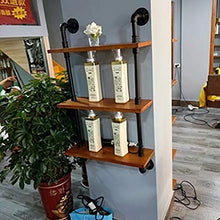 MoDi Wine Rack Retro Style Industriale Tubo di Acqua a Parete Vino Rack (L60 * H90CM)