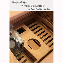 XINBO Cigar Humidor, può Contenere Circa 150 sigari, Legno Solido Cigar Box, con igrometro e umidificatore