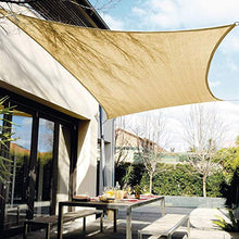 DFGH Tenda a Vela Triangolare HDPE Traspirante Protezione Raggi UV Vela Ombreggiante Resistente e Traspirante per Giardino Balcone Terrazza