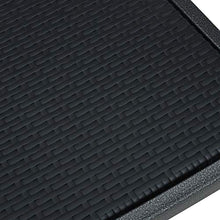 FAMIROSA Sedie da Giardino 4 pz Nere in Plastica Stile Rattan