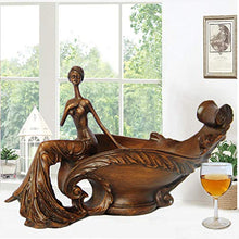 LOSAYM Statue Soprammobile Statuine Portabottiglie Decorazione Portabottiglie Soggiorno Mobile Portabottiglie Decorazione Armadietto del Vino