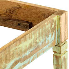 vidaXL Massello di Mango Giroletto Finitura Legno Anticato 1,8m Telaio Letto