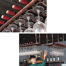 Leifeng Tower Classico Wine Rack Ferro Battuto Materiale Wine Rack Decoration Europeo Wine Rack Creativa Hanging Rack Gancio Regolabile (Color : Bronze)