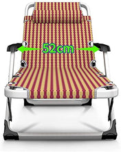 CDFC Sedia da Giardino reclinabile Sedia a Sdraio Sedia Pranzo Pranzo Break Siesta Letto Schienale Lazy Beach Beach Family Lever Dichiarazione Individuale 15 Sedia Portatile multifunzio