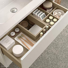 Yellowshop. - Mobile Bagno sospeso 80 cm Design Moderno 2 cassetti lavabo specchiera LED MOD. Optimus (Bianco Opaco)