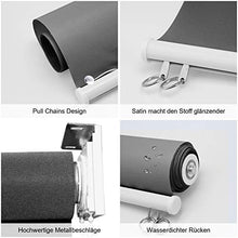 BMOT Tenda da Sole a Rullo per Esterno Balcone Tende Verticali, Resistente alle intemperie, Anti UV, Protezione Solare per finestre e Porte, 140 x 140 cm Antracite, per Gazebo e Pergolato