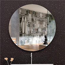 HL intelligente luce LED specchio bagno anti-appannamento touch doppio interruttore φ70cm, adatto per il trucco del bagno - Bianco-60CM