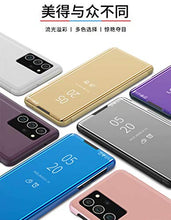 Nadoli Custodia per Samsung Galaxy M31S,Chiaro Specchio Stand Protezione Libro Portafoglio Cover Custodia in Pelle Difficile PC Copertura,Nero