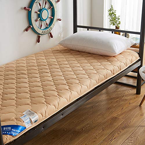 NSAIH Materasso Tatami,Morbido,Pieghevole,Futon da Viaggio,Materasso dormitorio,Materasso Antiscivolo,per Esercizi in Hotel,Campeggio, Yoga,Aggiunto Come Top Hat al Materasso Pieno