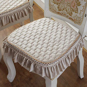 XHNXHN Cuscini per sedie da Pranzo Spessi Europei, Cuscini per sedili Corti in Peluche Cuscini per sedili per Esterni Antiscivolo per Interni Decorazioni per la casa Cuscini per sedie Lavabili con