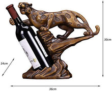 Elegante Semplicità Portabottiglie Decor Free Standing, Statua Ornamenti Animali, Artigianato in Resina Retrò, Portabottiglie da Pavimento, Centrotavola per Decorazioni per la Casa Di Moda (36 * 14 *