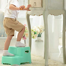 ECSWP QWBGJSNM Addensare for Bambini in plastica Sgabello Wash Sgabello poggiapiedi Pad Baby Bagno Antiscivolo Crescente Scala Scala a pioli poggiapiedi Sgabello (Color : B)