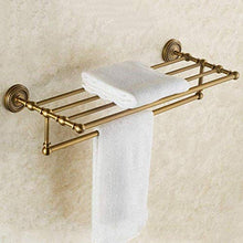 HTL Scaffale di stoccaggio Asciugamano Rack Bagno Antico Bagno Asciugamano Rack Casa Bagno Hardware Sospensione WC Rack Facile da Installare