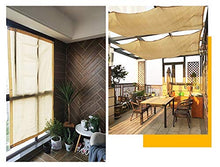 WXQIANG Beige Pergola Ombra copertura Sunblock Patio baldacchino, Rettangolo HDPE permeabile panno con occhielli, il 90% Crema di protezione solare e resistente ai raggi UV Protezione solare, isolamen