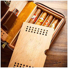 YUTRD ZCJUX Cigar Box Cigar Humidor - Cuoio di buona Tenuta Desktop Cigar Humidor Cigar Portable Storage Box