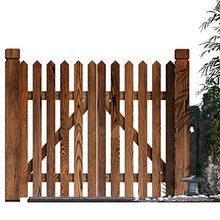 GDMING Cafe Doors Porta A Battente Arch Top Legna Porta del Salone Doppia Apertura Recinzione dello Schermo Include Cerniere per Corridoio Giardino Terrazza, 13 Dimensioni